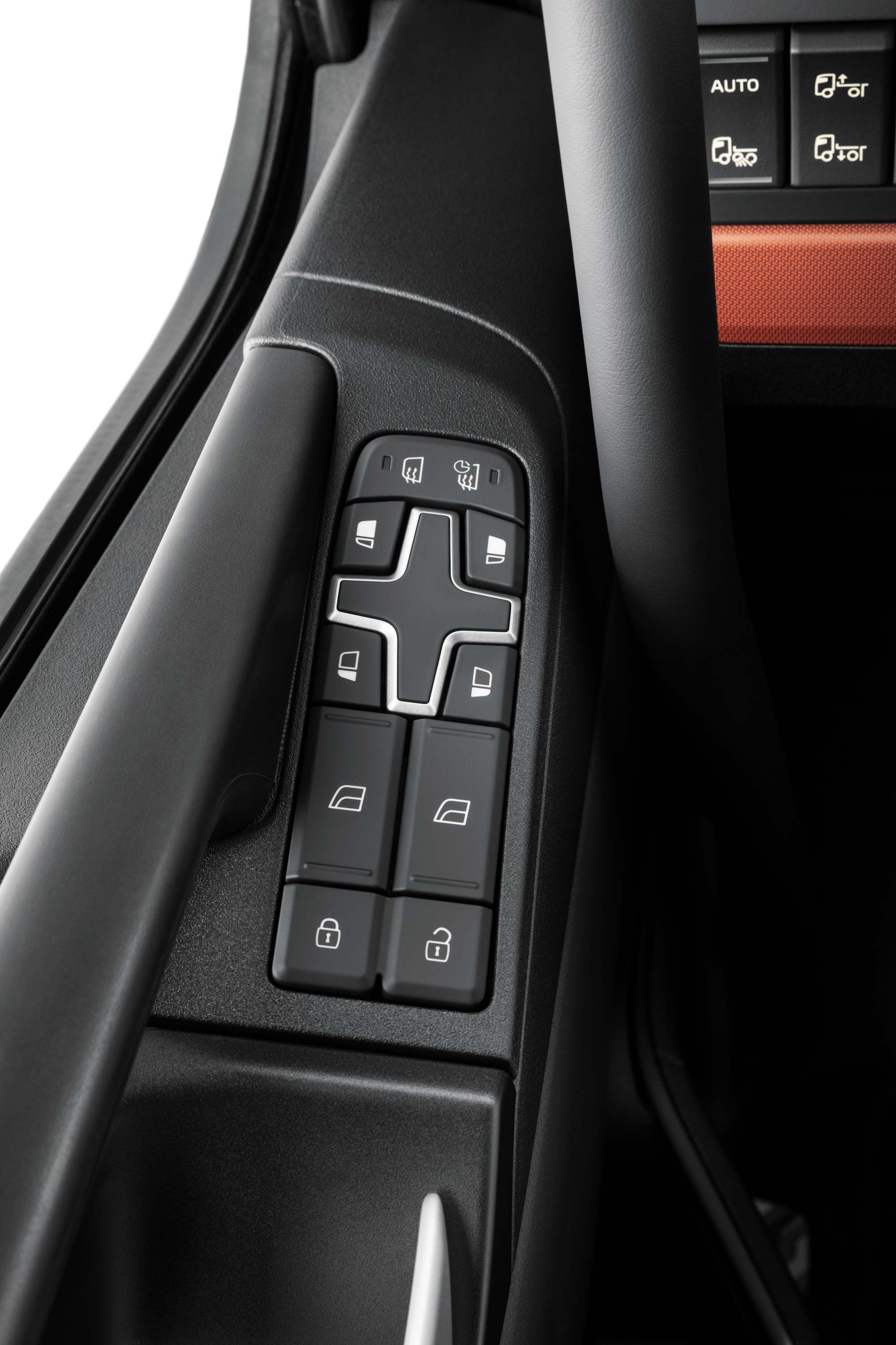 Kontrole integrisane u unutrašnjost kamiona Volvo FH16 radi lakšeg pristupa.