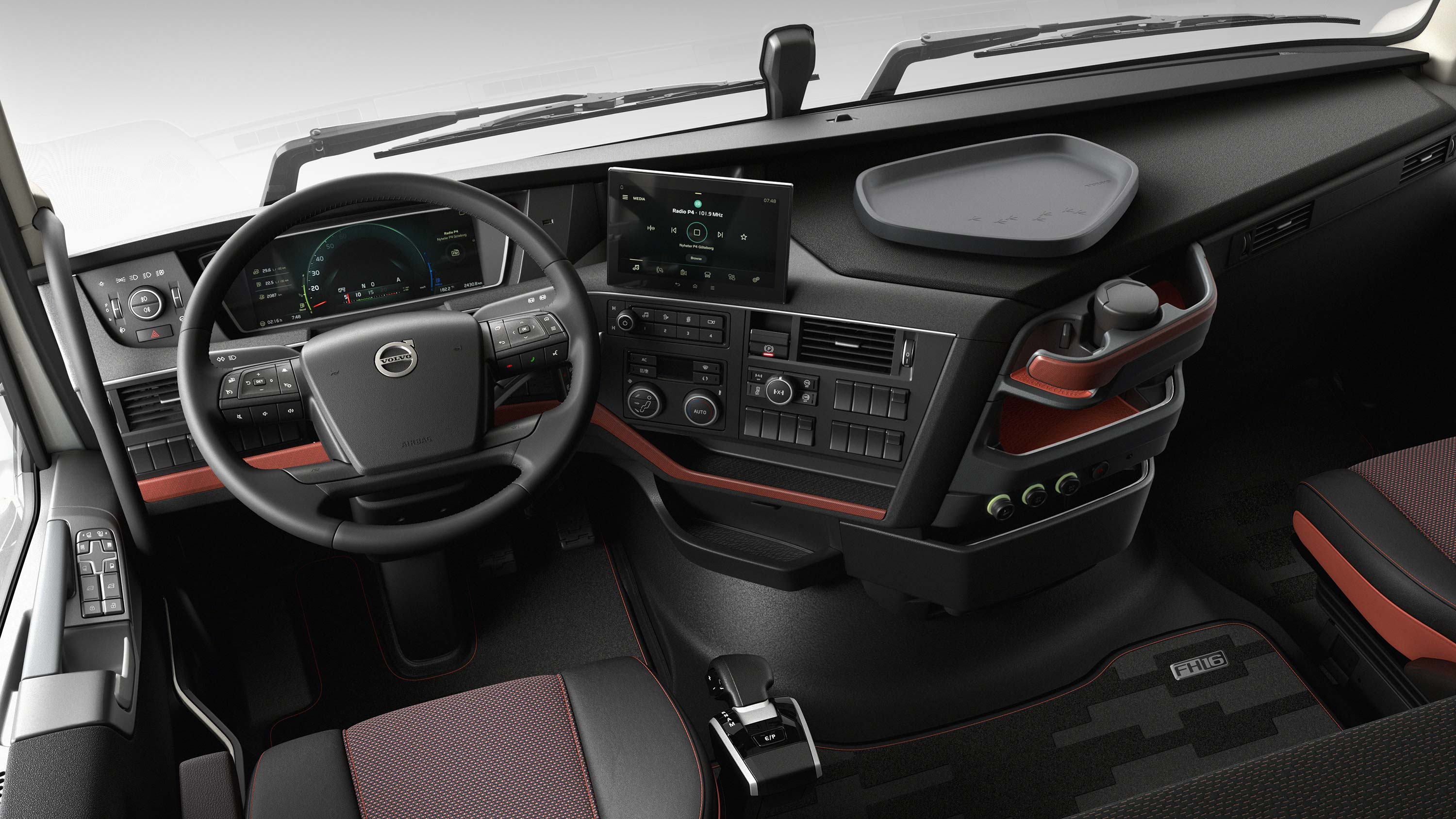 Interfejs za vozača kamiona Volvo FH16 omogućava vozaču kontrolu sa lakoćom.
