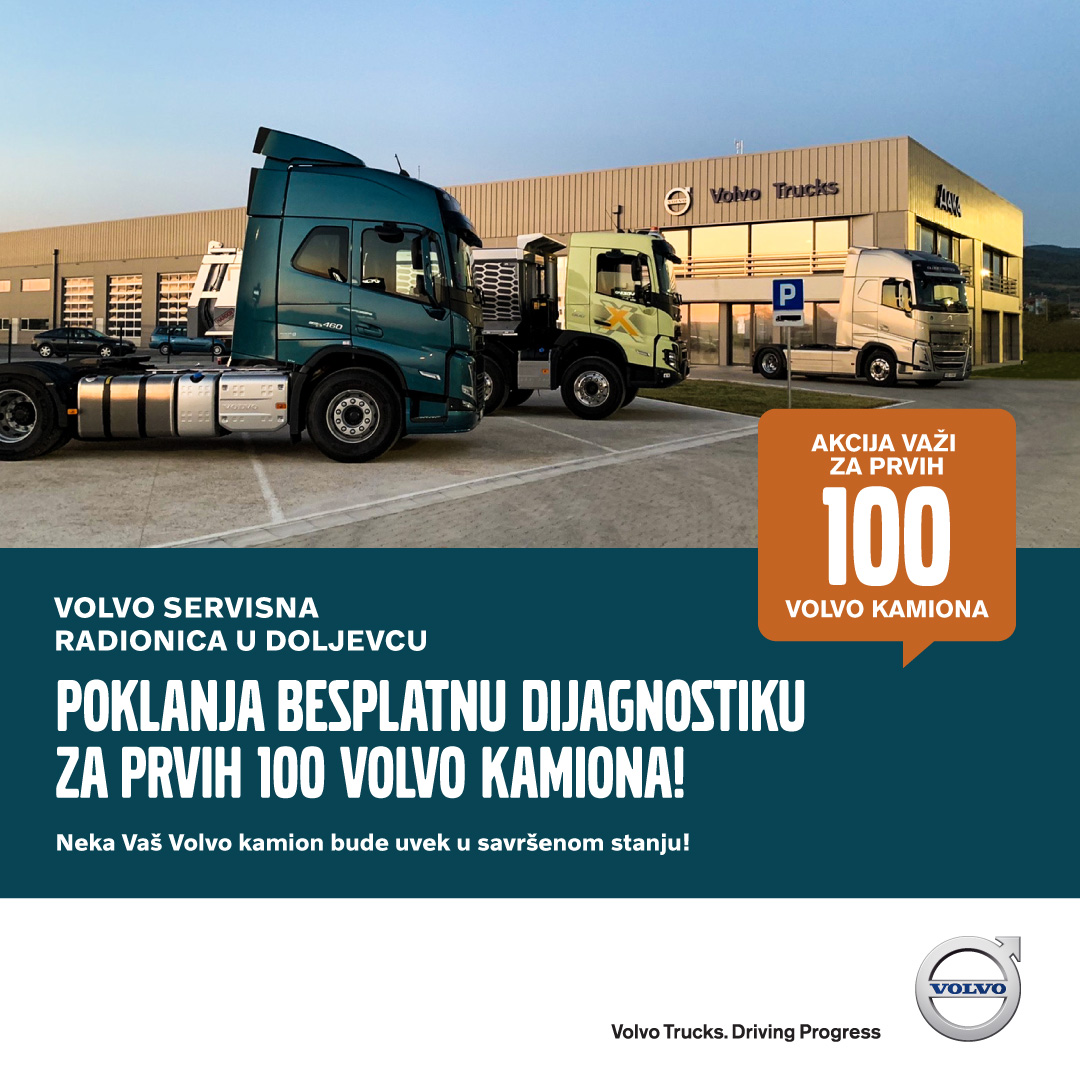 Besplatan pregled i dijagnostika za Volvo kamione