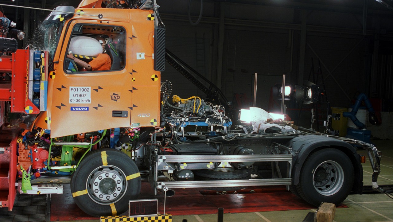 Testiranje bezbednosti Volvo FH kamiona