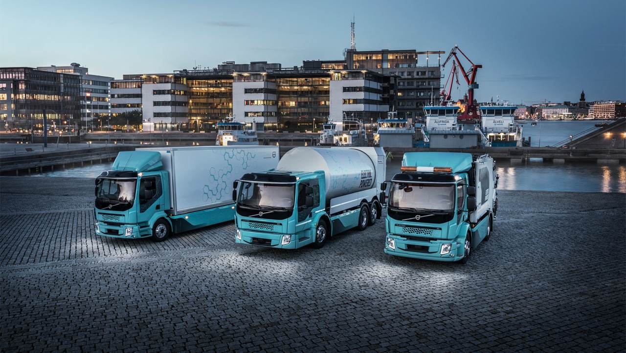 Asortiman električnih vozila firme Volvo Trucks